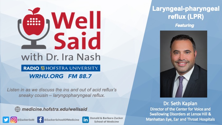 Laryngeal-pharyngeal reflux (LPR)